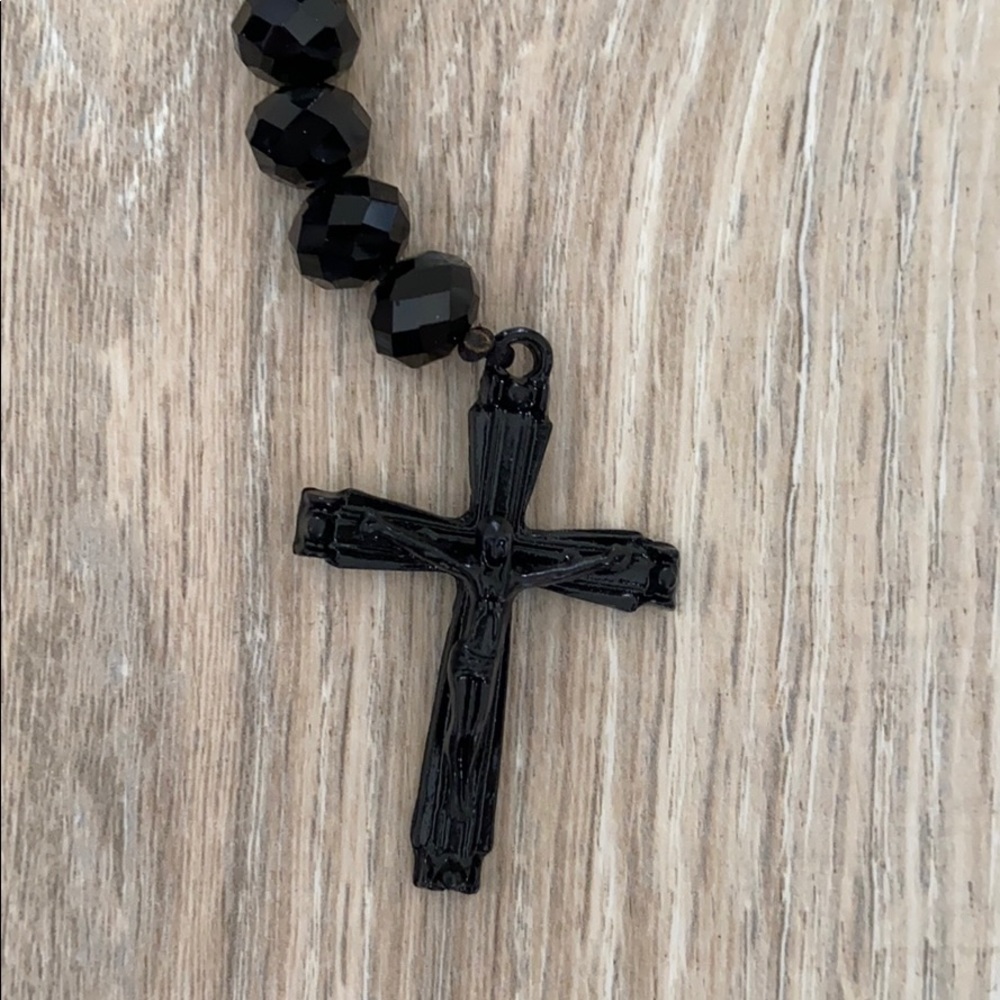 Men’s cross necklace jewelry rosary holy - Picture 5 of 5